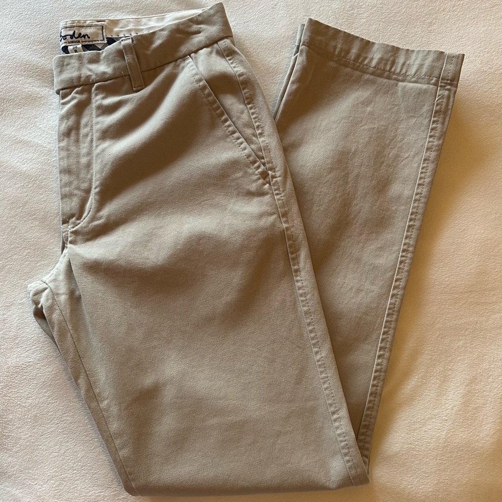 [Boden] Classic Light Khaki Chino Pants Size 30x32